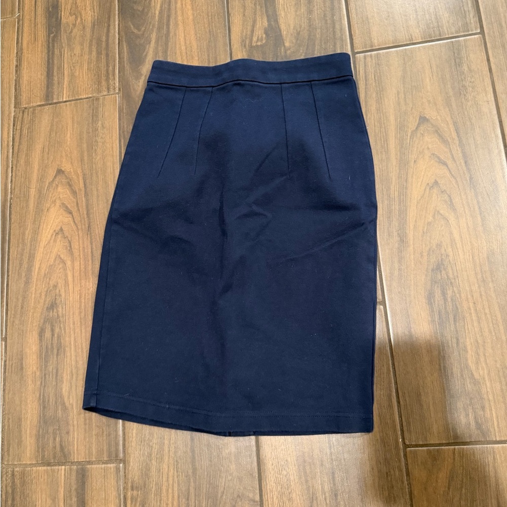 Elegant Navy Blue Women's Skirt